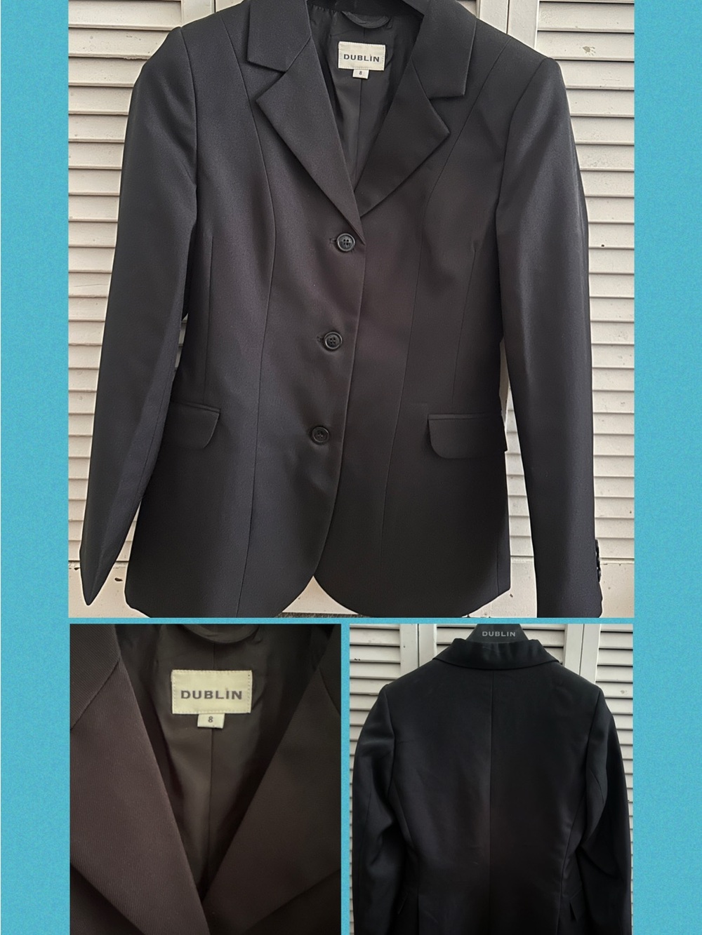 Dublin Equestrian Show Jacket  Ladies sz 8